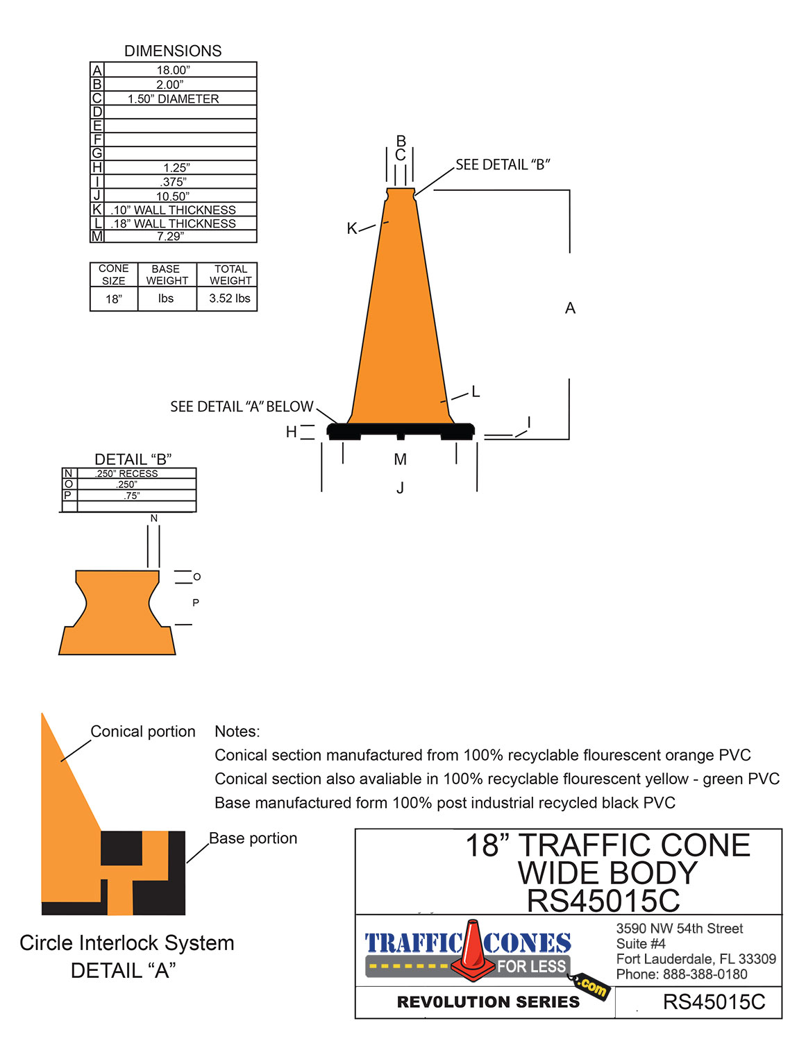 18-3-lb-traffic-cone-traffic-cones-for-less