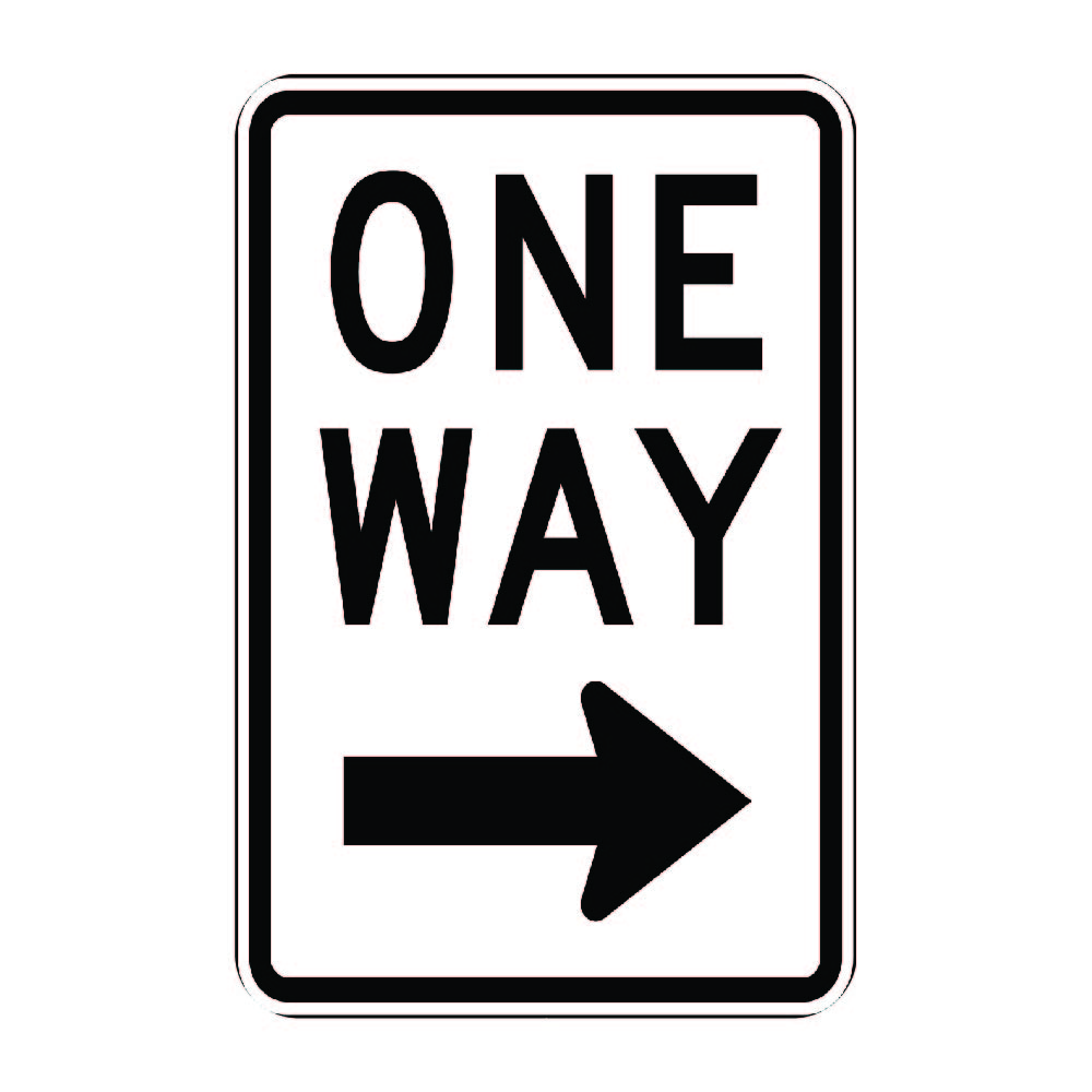 Official MUTCD One Way Traffic Sign RIGHT ARROW Lupon Gov Ph