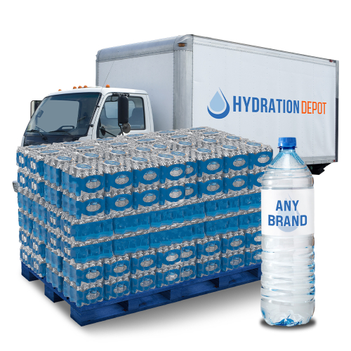 Truck Load Purified Water, 16.9-oz Bottle, Bulk Buy 19 Pallets