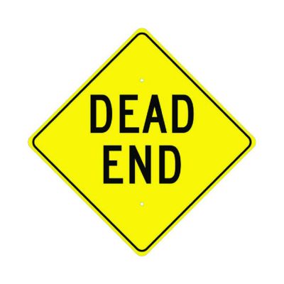 Official MUTCD Dead End Traffic Sign