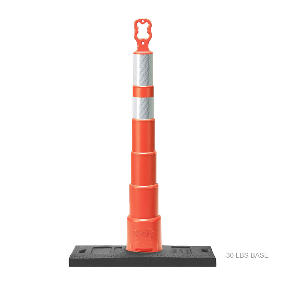 Grip-N-Go Orange 42 Inch Channelizer Cone - Traffic Cones For Less