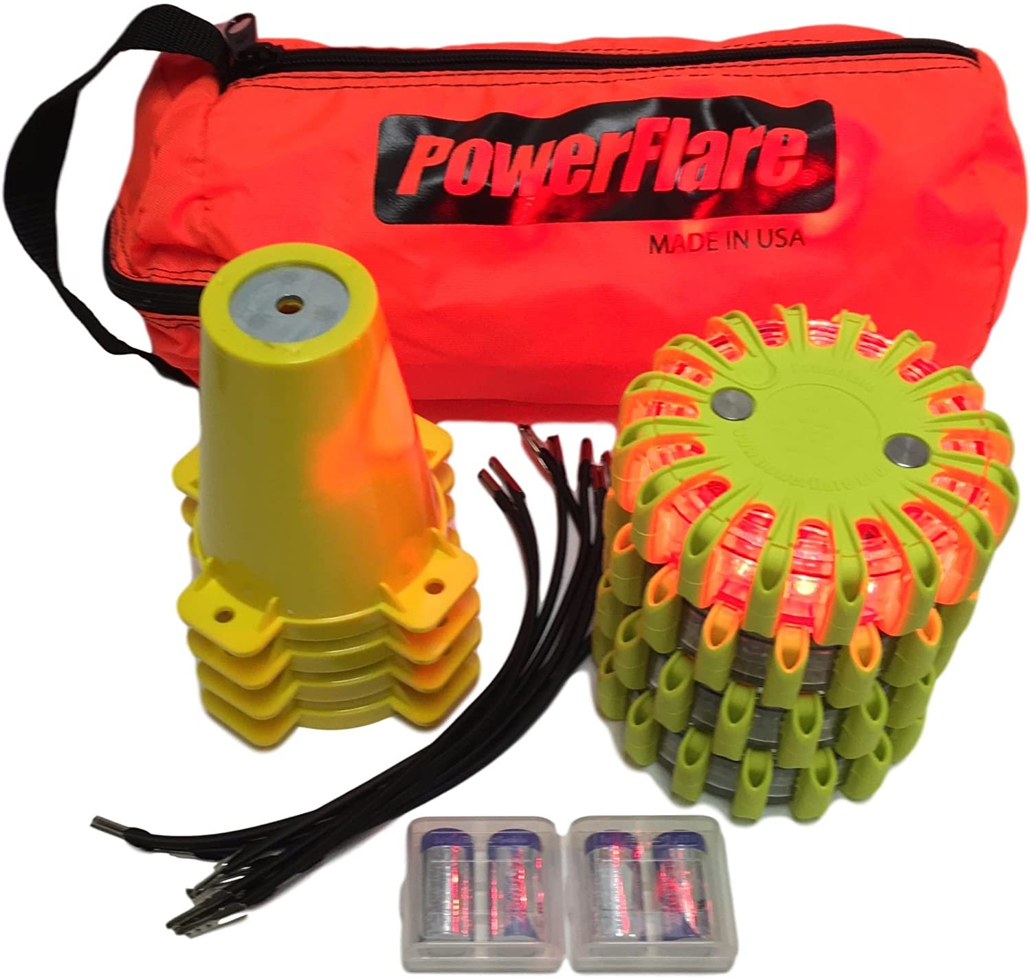 PowerFlare Cone Top Adapter Kit with 4 Pack Power Flares
