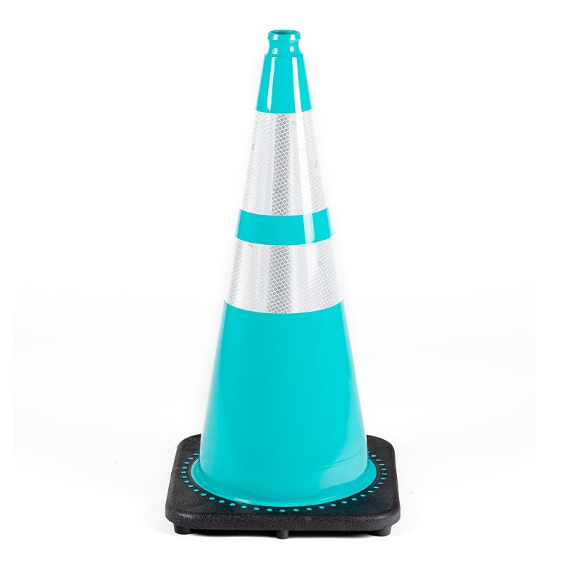 28-teal-green-traffic-cone-black-base-7-lbs-w-3m-reflective-collars