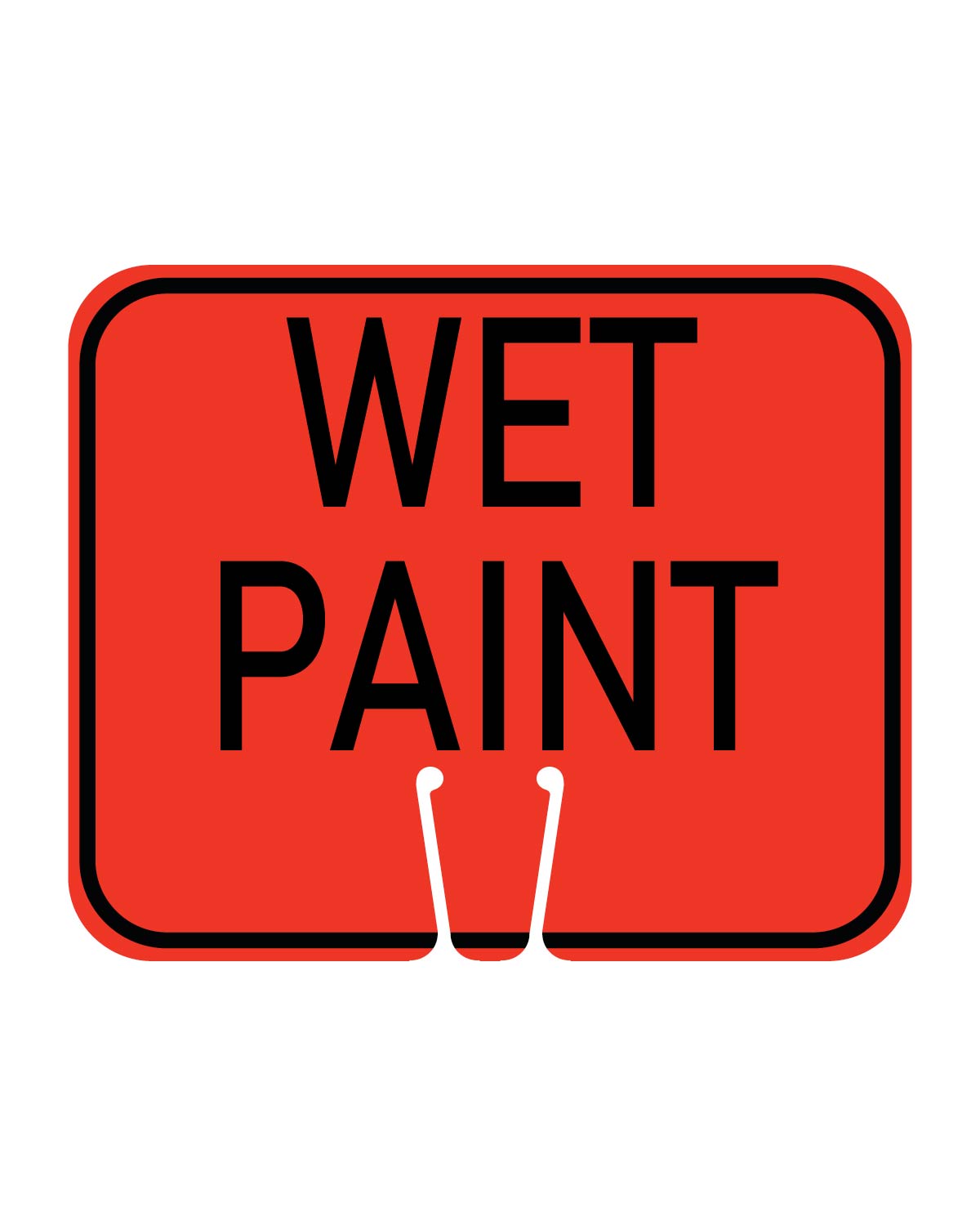 Traffic Cone Sign - WET PAINT - Traffic Cones For Less