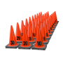 Sequentially Numbered 18" Orange Traffic Cones, 7 lb Black Base - 1- 30