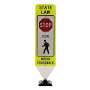 In-Street Pedestrian Crosswalk Sign 