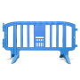 Movit Plastic Crowd Control Barricade - Blue