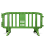 Movit Plastic Crowd Control Barricade - Green