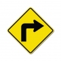 Official MUTCD Right Turn Traffic Sign