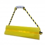 Custom Yellow 26" Aircraft Chock w/Rope & Vinyl Handle 