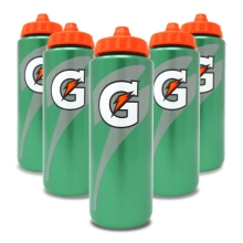 5 Pack Gatorade 20 oz Squeeze Sports Bottle 