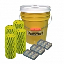PowerFlare 6 Pack and Charging Case - Traffic Cones For Less