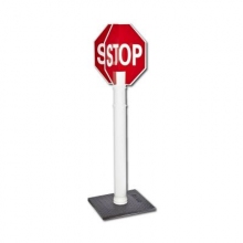 Portable Handheld Crossing Guard Stop Signs - Traffic Cones For Less