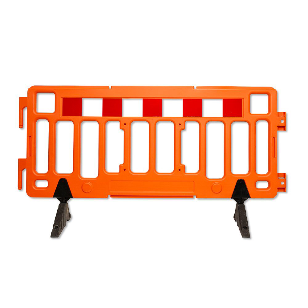 6ft Heavy Duty ADA Plastic Barricade - Select Color