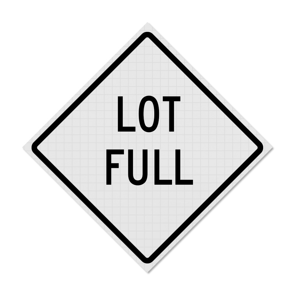 48" x 48" Roll Up Traffic Sign - LOT FULL 