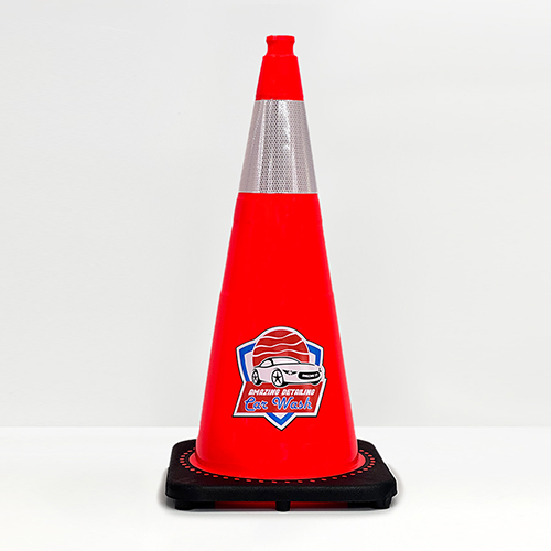 Traffic Cones for Less custom artwork 2