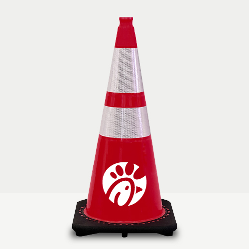 Traffic Cones for Less custom artwork 2